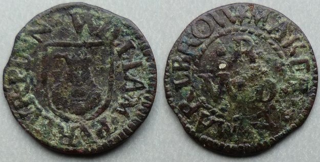 Marlborough, William Pureur farthing (pin maker)